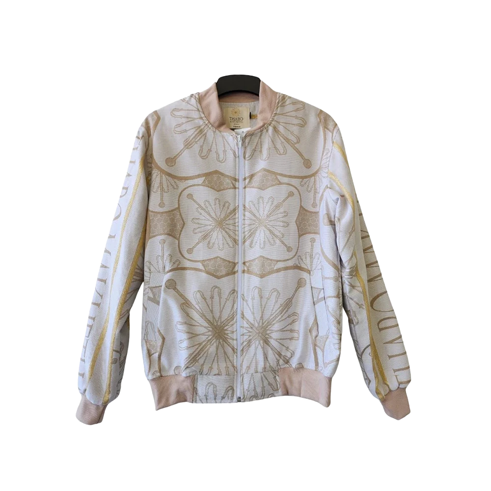 Dikeledi Beige Bomber Jacket