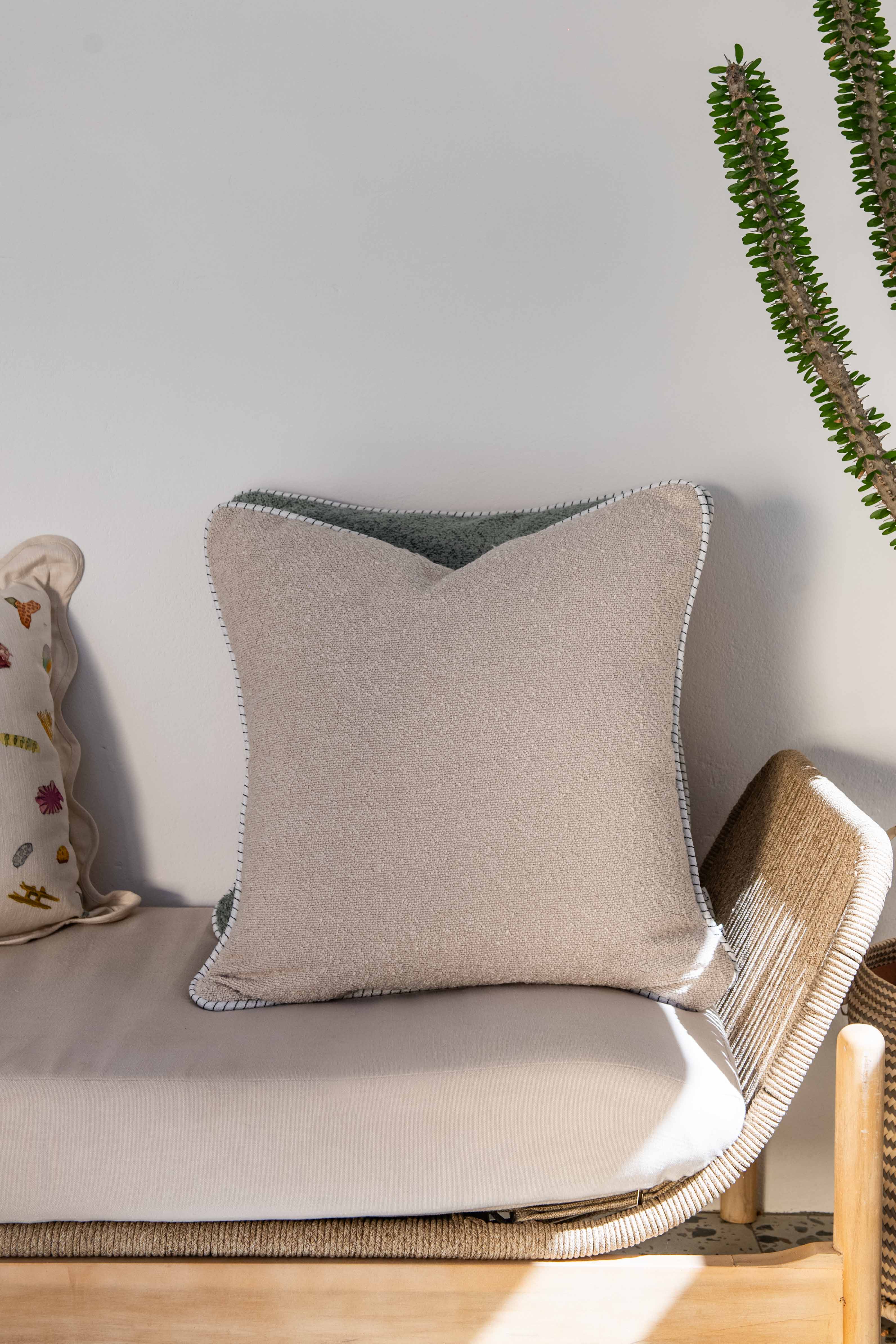 Colour Block Double Sided Boucle Scatter & Inner 60cm x 60cm