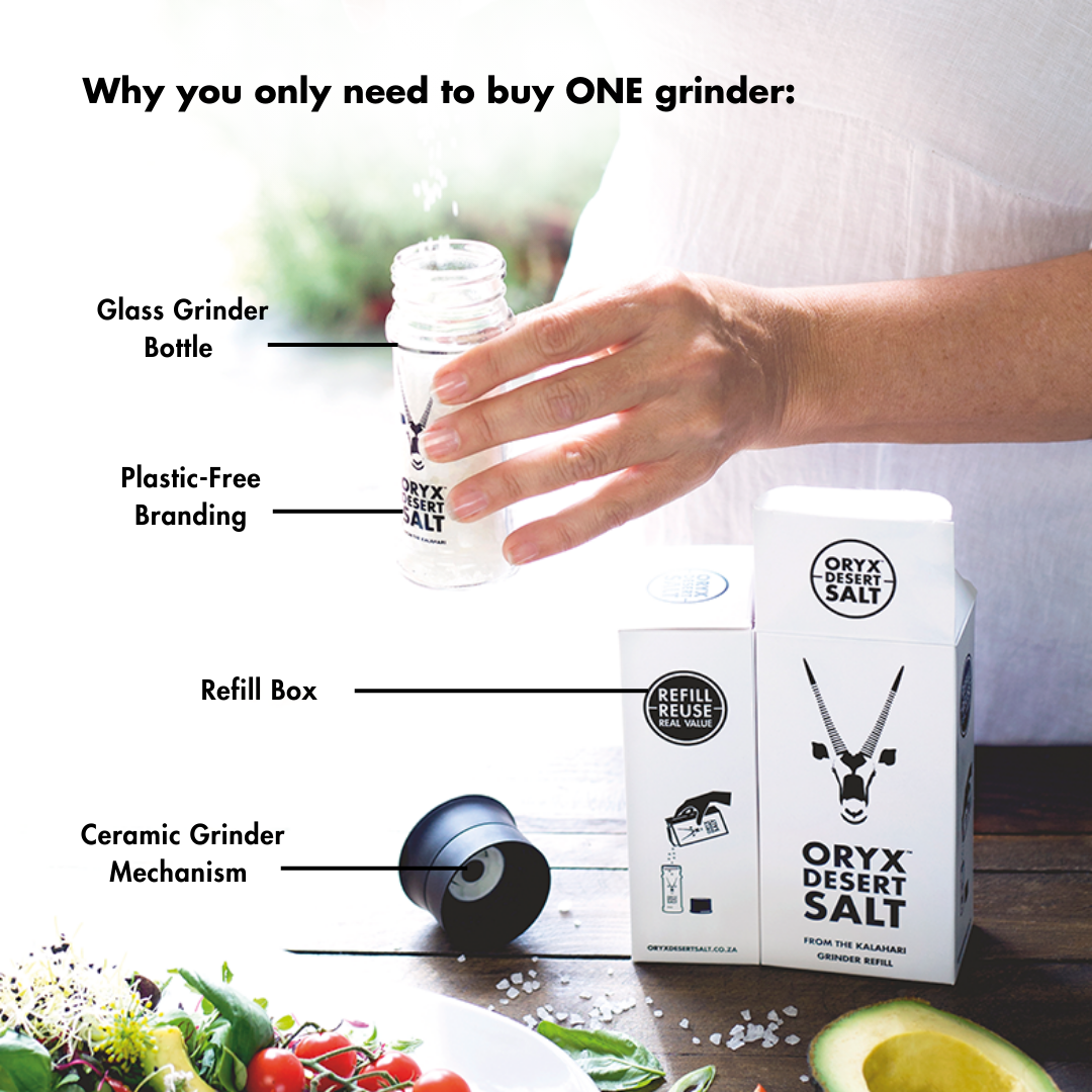 Oryx Coarse Salt Grinder Refill - 250g