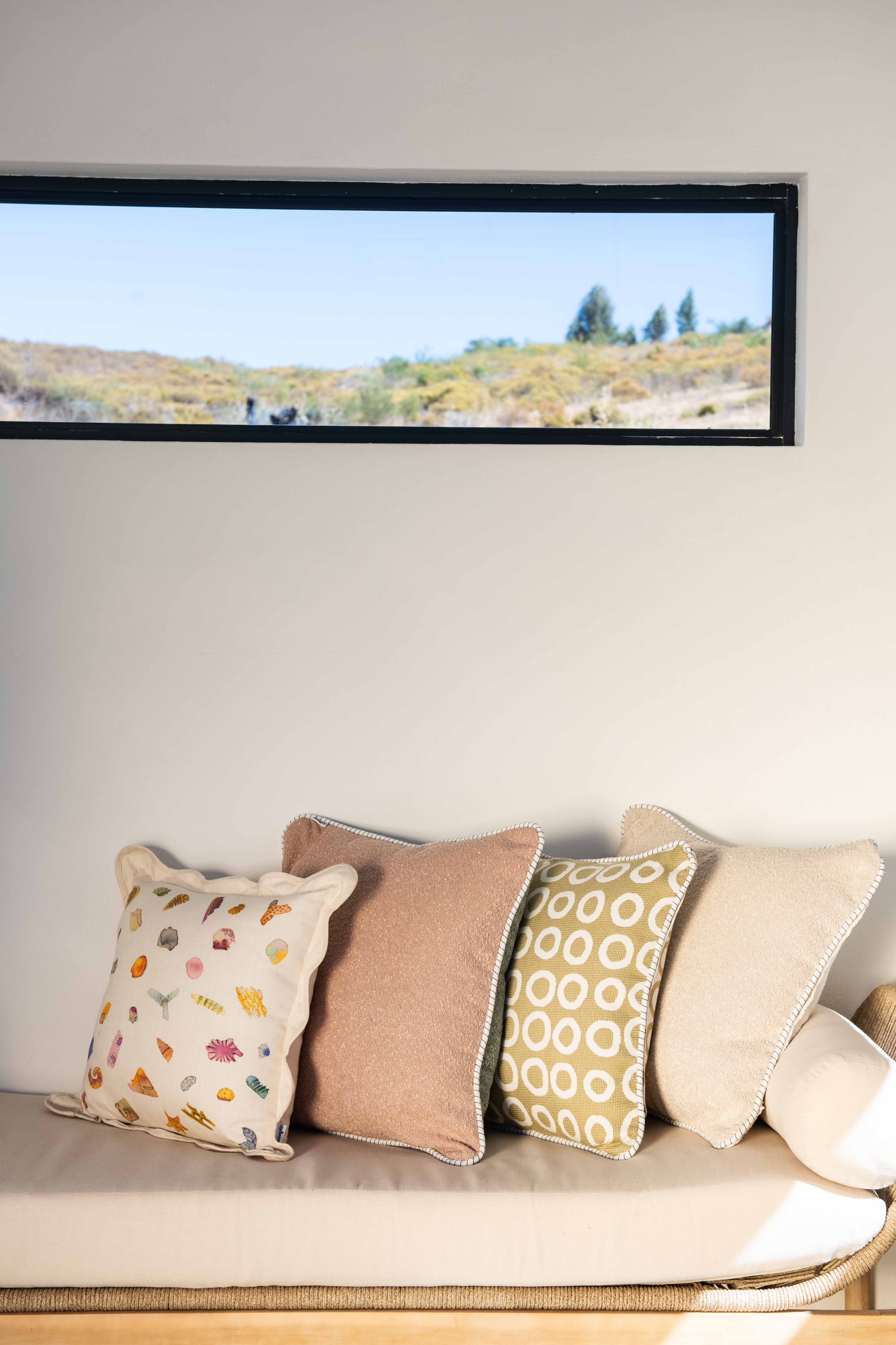 Colour Block Double Sided Boucle Scatter & Inner 60cm x 60cm