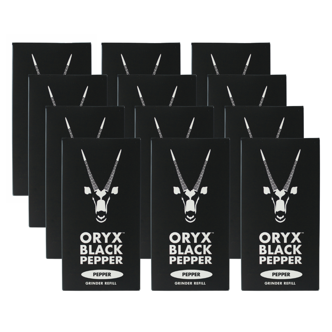 Oryx Black Peppercorns Grinder Refill - 100g
