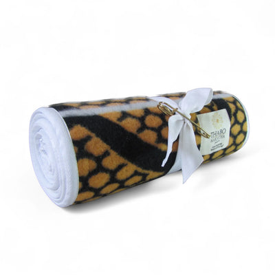 Kobo Scarf - Kharetsa Brown (Orange/Black with White Line)