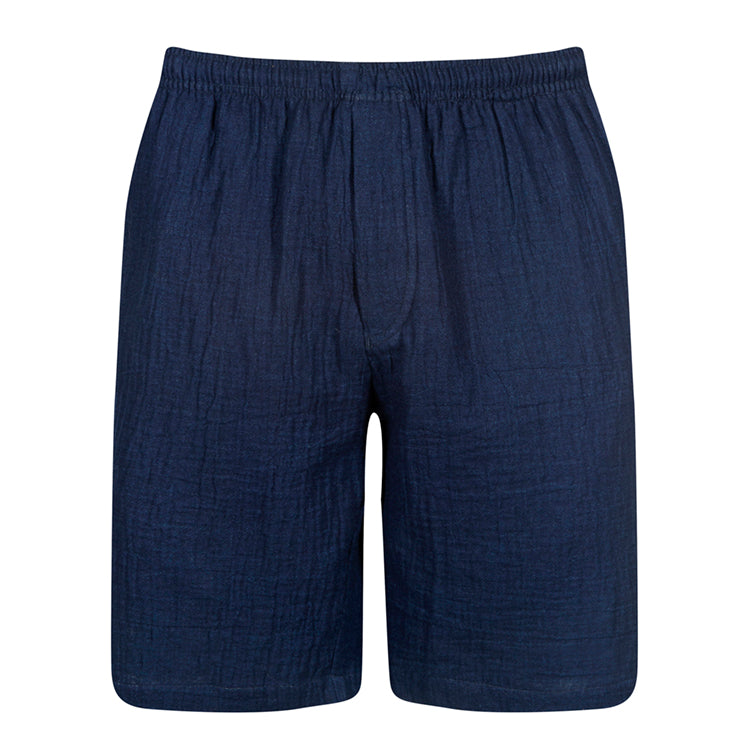 Men Shorts-Indigo Ocean